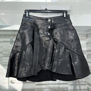 Maje Faux Leather Skirt - Brand New - Never Worn